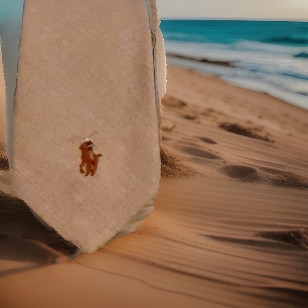 Rare Vintage 1970s Polo by Ralph Lauren Tie Irish Linen Beige Handmade USA 3x54"